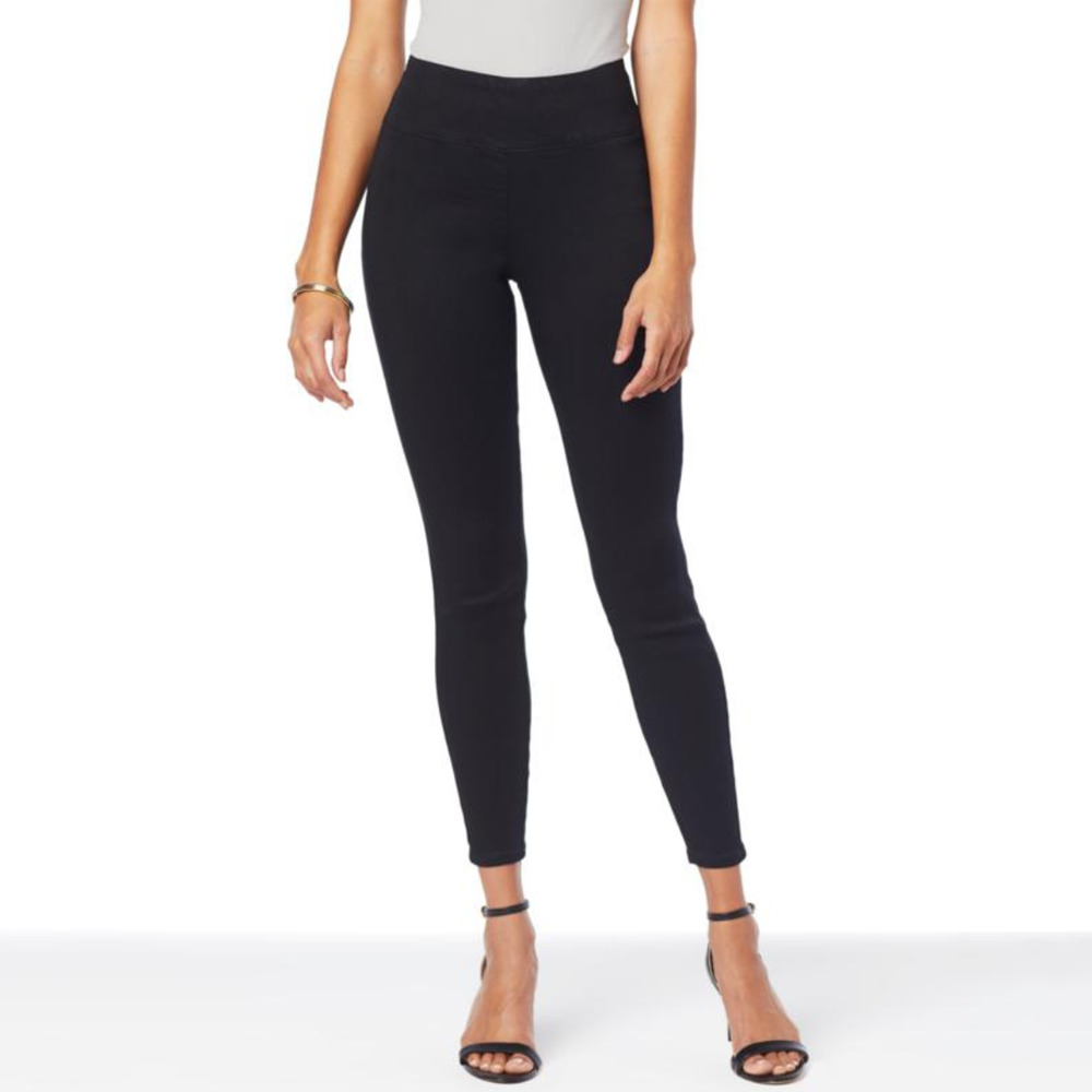 G by Giuliana G-Soft Pull-On Denim Jegging Stylish Pants, Black, Size 0 Petite‎